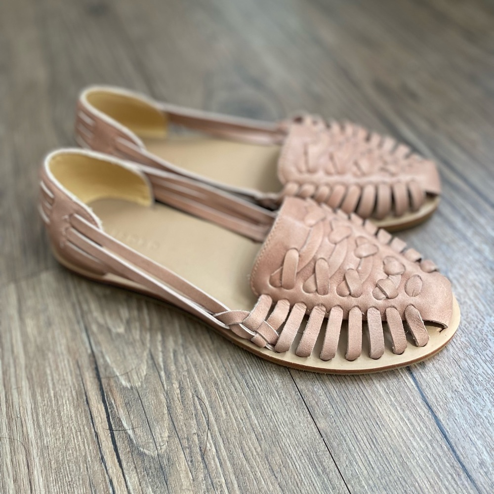 Nisolo Haurache Sandal Desert Rose - NWOT